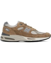 New Balance - Brown Made In Uk 991v2 Nostalgic Sepia Sneakers - Lyst