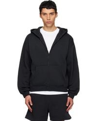 Skims - Fleece Lounge Relaxed Zip Up Hoodie - Lyst