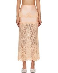 Rabanne - Floral Midi Skirt - Lyst
