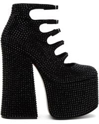 Marc Jacobs - Chaussures à talon bottier kiki noires à pierres du rhin - Lyst