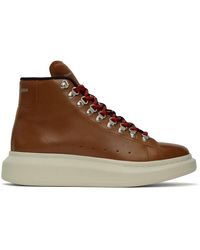 Alexander McQueen Brown Hybrid Hiking Boots