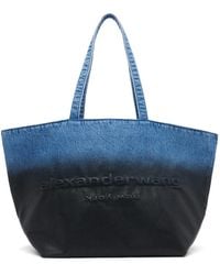 Alexander Wang - Denim Punch Large Tote - Lyst