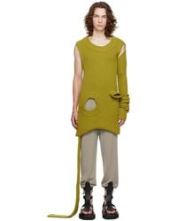 Rick Owens - Green Banana Sweater - Lyst