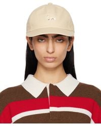 Maison Kitsuné - ベージュ ベビーフォックス キャップ - Lyst