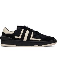 Lanvin - Baskets Clay Noires À Perforations - Lyst