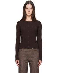 Maison Kitsuné - Baby Fox Ribbed Cardigan - Lyst