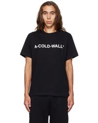 Mens T-shirts A_COLD_WALL* T-shirts Bonded T-shirt in White for Men A_COLD_WALL* Cotton 