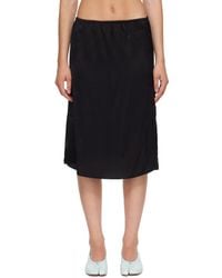MM6 by Maison Margiela - Lining Look Midi Skirt - Lyst