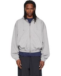 Vetements - Embroidered Zip Up Hoodie - Lyst