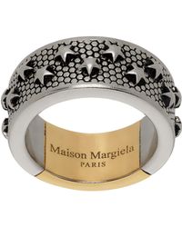 Maison Margiela - シルバー&ゴールド Star リング - Lyst