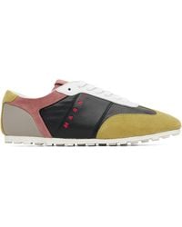 Marni - Leather & Suede Sneakers - Lyst