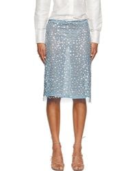 RESCHA - Ssense Exclusive Galaxy Midi Skirt - Lyst