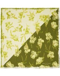 Rag & Bone - Kit Floral-Print Silk Bandana Scarf - Lyst