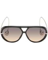 Bottega Veneta - Drop Aviator Sunglasses - Lyst