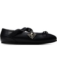 Toga - Leather Ballerina Flats - Lyst