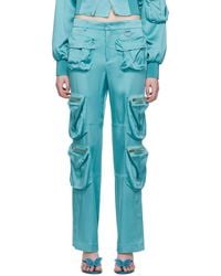 Blumarine - Blue Pocket Trousers - Lyst