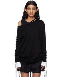 Ann Demeulemeester - ブラック Helle High-Comfort セーター - Lyst