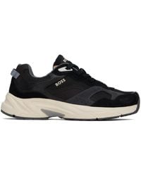 BOSS - Black Running-style Sneakers - Lyst