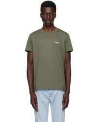 Balmain - ' Paris' Flocked T-shirt - Lyst