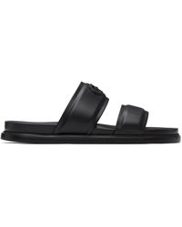 Ferragamo - Gancini Ornament Slide Sandals - Lyst