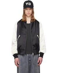 Y-3 - Liquid Logo Satin Souvenir Jacket - Lyst