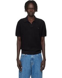Lacoste - ブラック スキッパーカラー ポロシャツ - Lyst
