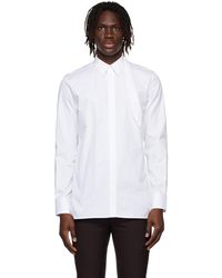 Givenchy - Chemise blanche en coton à harnais - Lyst