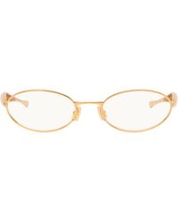 Bottega Veneta - Sardine Oval Glasses - Lyst