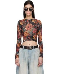 R13 - Printed Baby Crewneck Sweater - Lyst