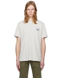 A.P.C. - . Gray Raymond T-shirt - Lyst