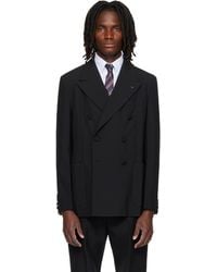 Valentino - Double-Breasted Wool Blazer - Lyst