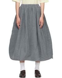 YMC - Parachute Midi Skirt - Lyst