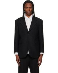 Tonywack - Herringbone Wool Relaxed Tailored Blazer - Lyst