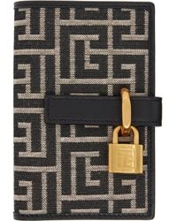 Balmain - Pulse Holder Monogram Jacquard Card Holder - Lyst