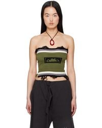 OTTOLINGER - グリーン ニット チューブトップ - Lyst
