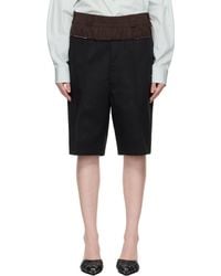 Maison Margiela - ブラック 'Anonymity Of The Lining' ショートパンツ - Lyst