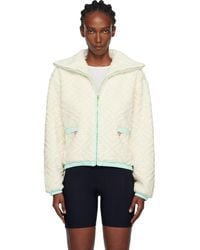 CASABLANCA - Monogram Jacquard Fleece Jacket - Lyst