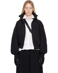 Yohji Yamamoto - Weather Cloth Paneled Blouson Jacket - Lyst