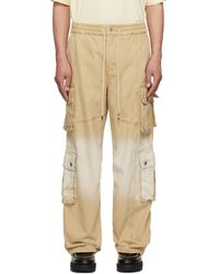 Feng Chen Wang - Off- Gradient Denim Cargo Pants - Lyst