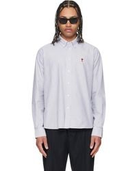 Ami Paris - Cotton Ami De Coeur Oxford Shirt - Lyst