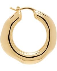 Jil Sander - Gold Hoop Single Earring - Lyst