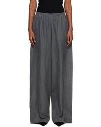 Alexander Wang - Mid-Rise Silk Track Pants - Lyst