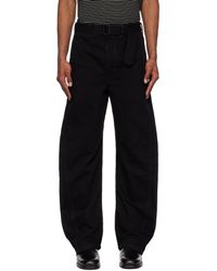 Lemaire - Twisted Belted Jeans - Lyst