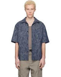 Bottega Veneta - Textured Fleck Cotton Drill Shirt - Lyst
