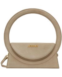 Jacquemus - Taupe 'le Sac Rond' Bag - Lyst