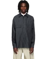 SAGE NATION - Vincent Denim Shirt - Lyst
