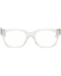 Givenchy - Transparent Gv Day Rectangle Glasses - Lyst