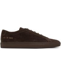 Common Projects - Original Achilles Suede Sneakers - Lyst