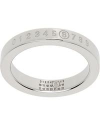 MM6 by Maison Margiela - Numeric Minimal Signature Ring - Lyst