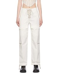 Dion Lee - Off-white Hiking Pocket Trousers - Lyst